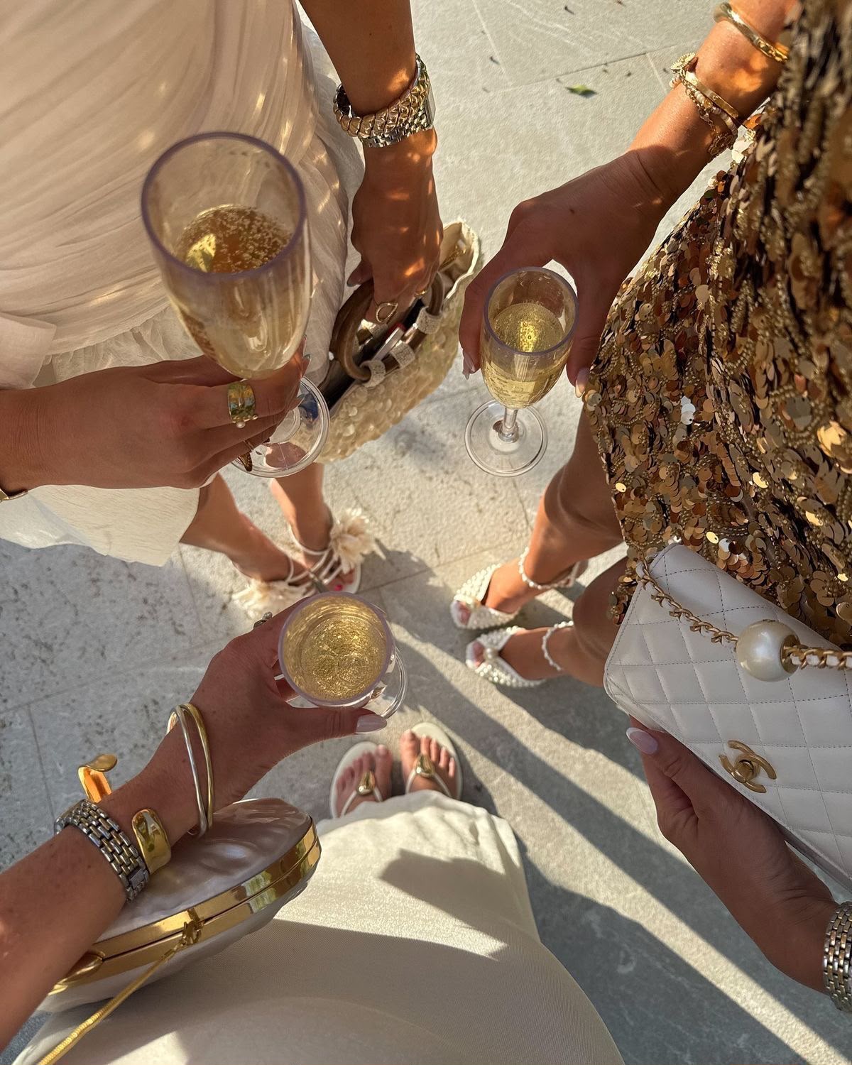Discovery — a champagne toast
