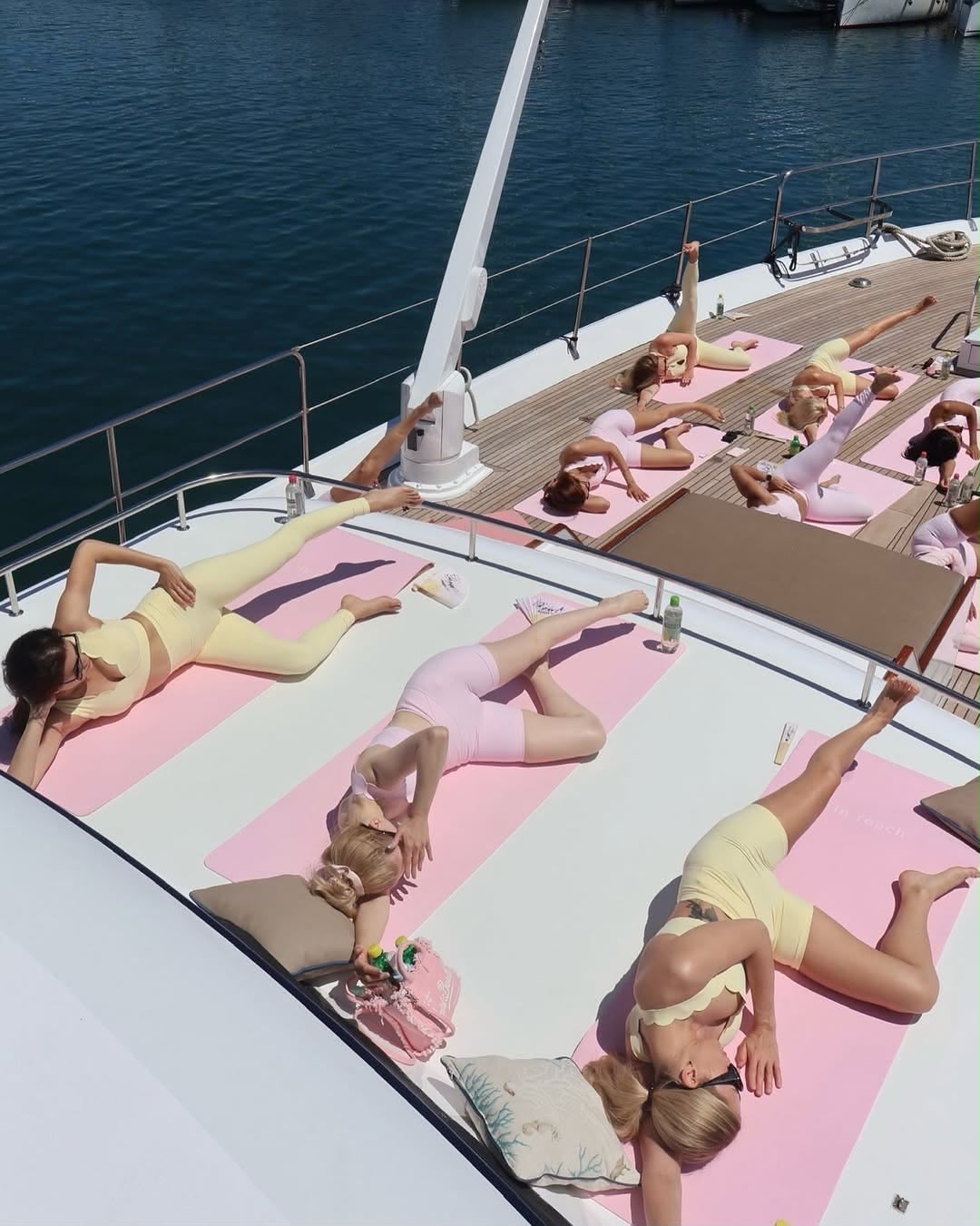 Pilates on deck