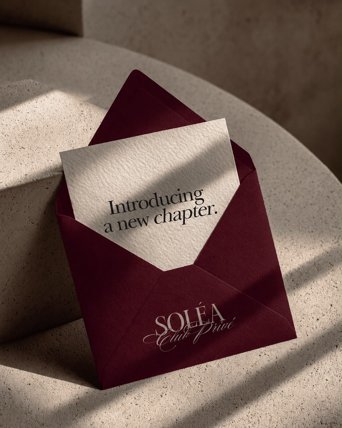 SOLÉA Club Privé invitation — introducing a new chapter